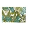 Tapis Vert Et écru Imprimé Tropical 160x230, OEKO-TEX®