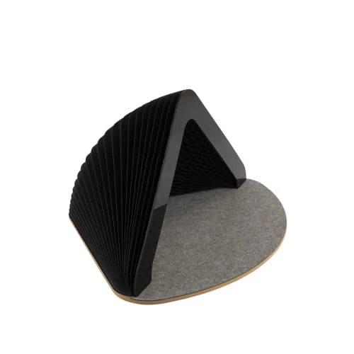 Tente Noire Pliable Pour Chat En Carton – Image 6