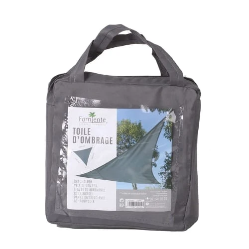 Voile D'ombrage Anthracite 3,6x3,6x3,6m – Image 2