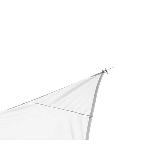 Voile D'ombrage Blanc 3,6x3,6x3,6m – Image 3