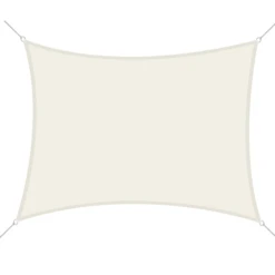 OUTSUNNY Voile D'ombrage Rectangulaire 6L X 4l M